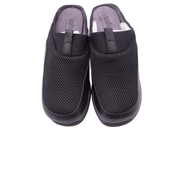 NIB Softwalk Aberdeen Mule Comfort Shoes Sz 8W Black Lightweight Slip On Casual - Picture 4 of 12